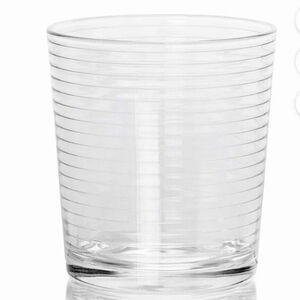Vintage Pasabahce Doro Double Old Fashioned Clear Glass Ribbed Lines Replacement